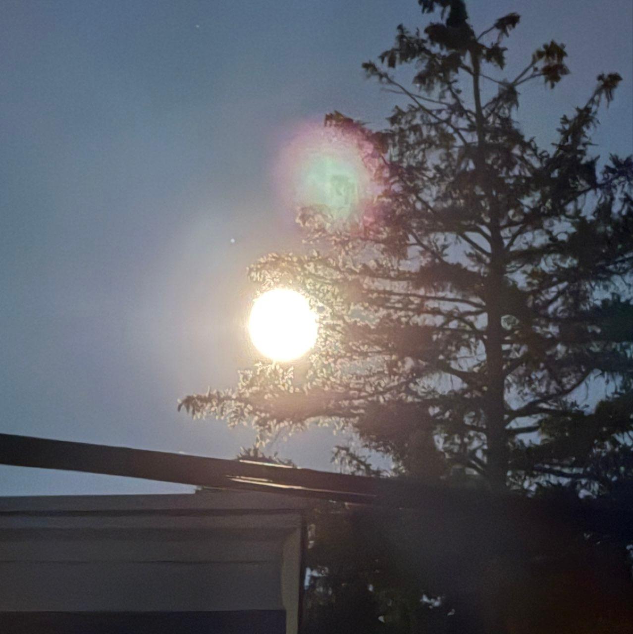 The Moon over Boston, United States — full moon, Lunar Day 16