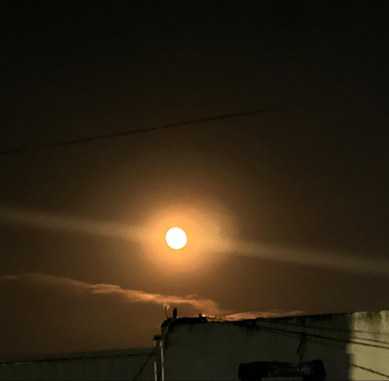 The Moon over Culiacán, México — waning gibbous, Lunar Day 17