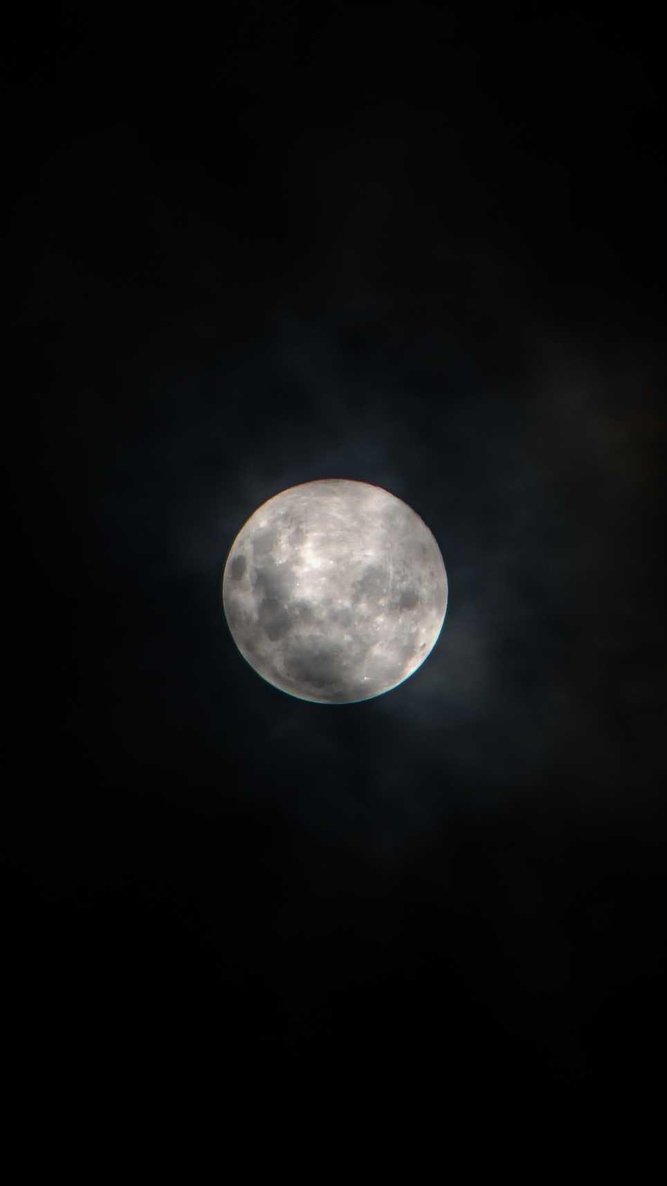 The Moon over Pancoran Mas, Indonesia — full moon, Lunar Day 16