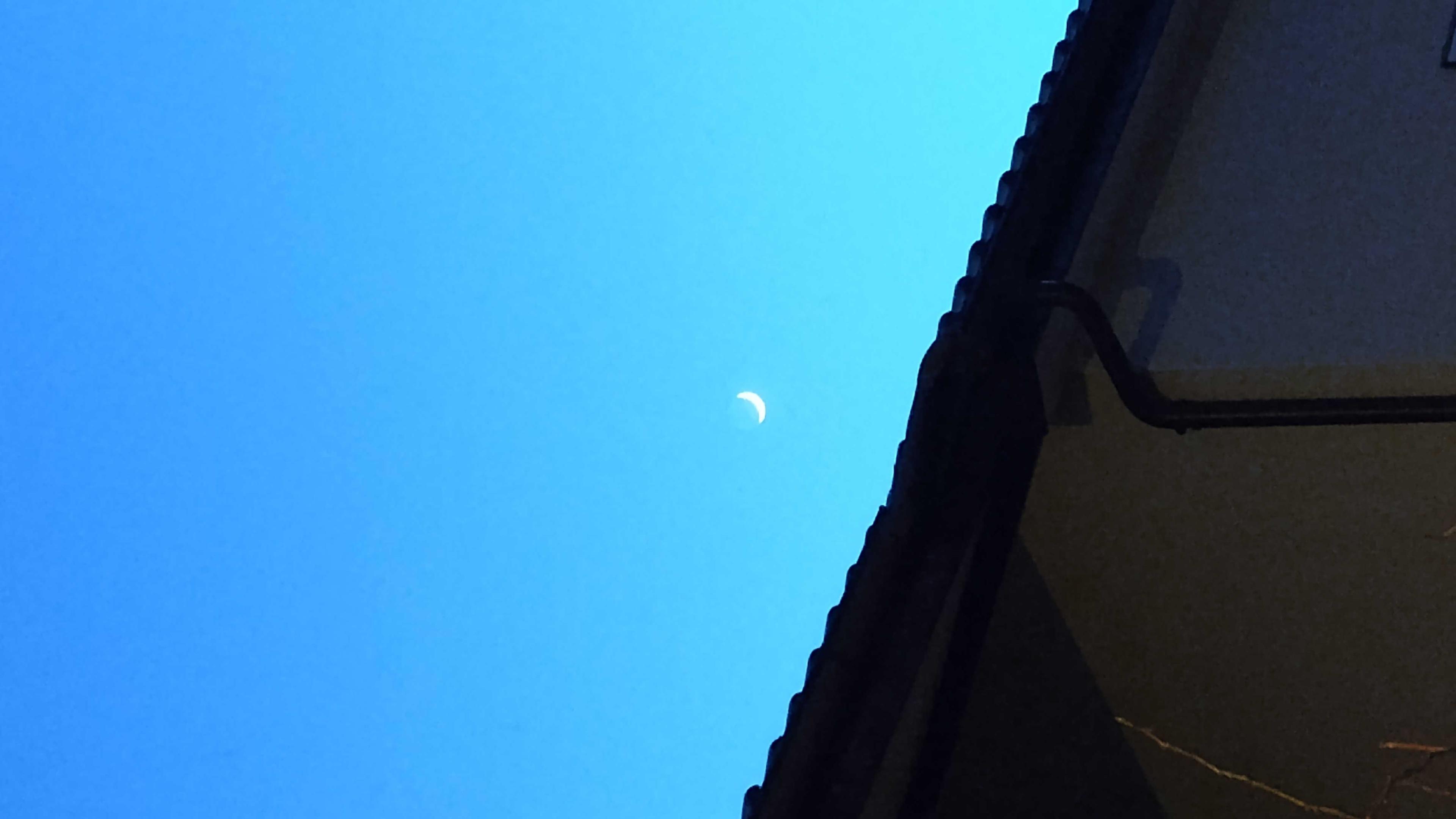 The Moon over Egg, Switzerland — waxing crescent, Lunar Day 4
