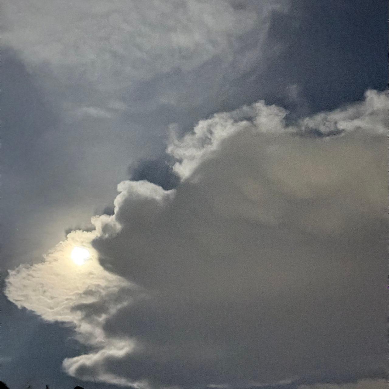 The Moon over El Paso, United States — full moon, Lunar Day 16