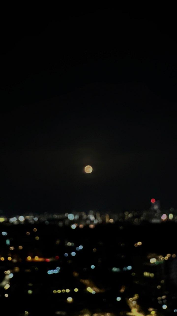 The Moon over Kuala Lumpur, Malaysia — full moon, Lunar Day 16