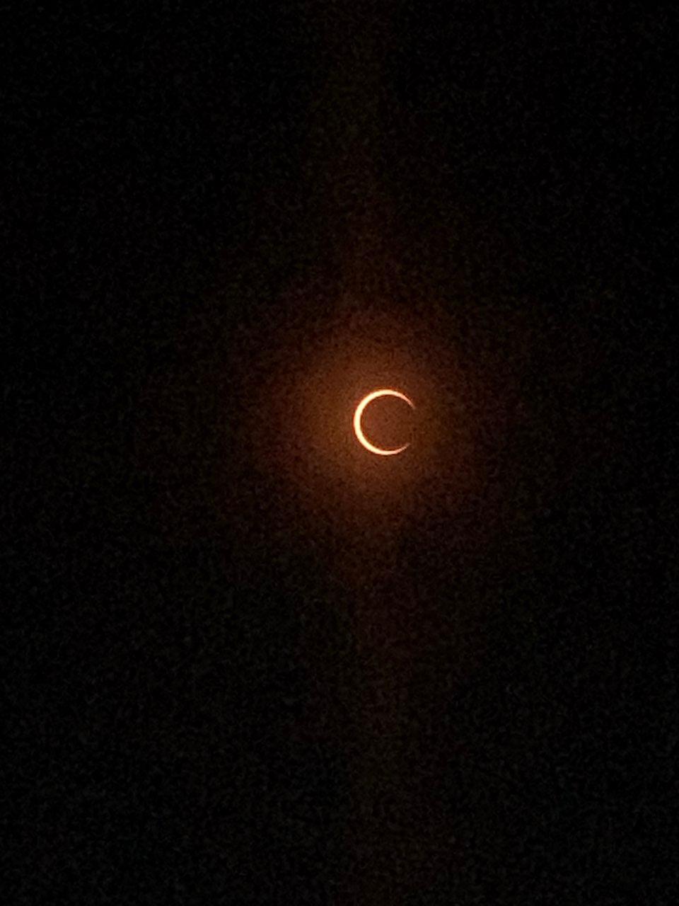 The Moon over Tekax, México — new moon, Lunar Day 1