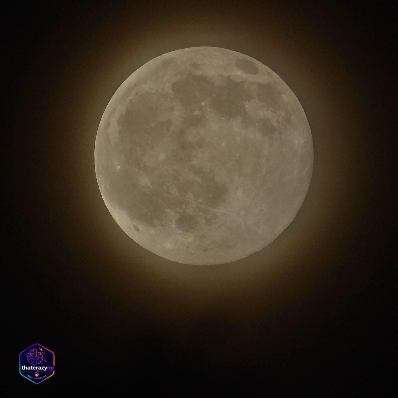 The Moon over Fort Worth, United States — full moon, Lunar Day 16