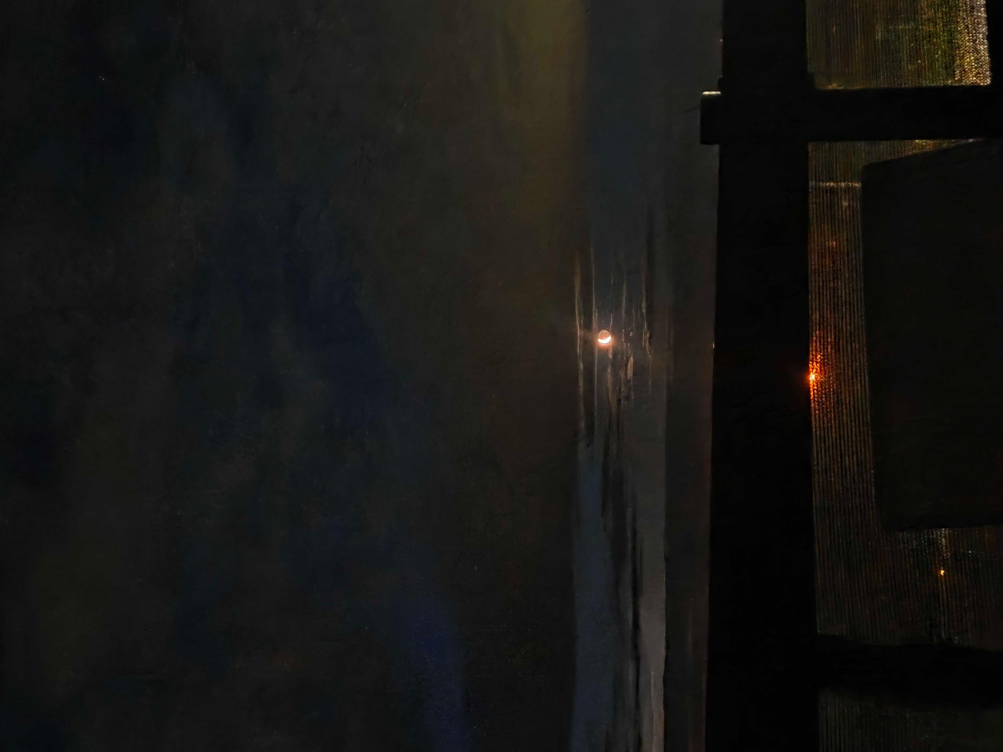 The Moon over Szczecin, Polska — waning crescent, Lunar Day 26