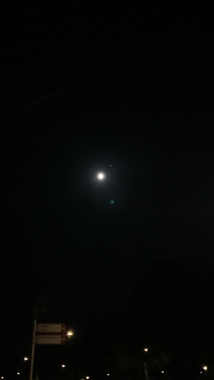 The Moon over Veghel, Nederland — full moon, Lunar Day 14