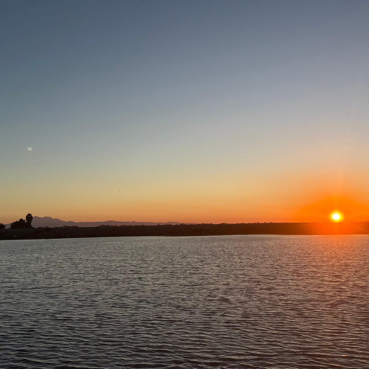 The Moon over Lodi, United States — first quarter, Lunar Day 8