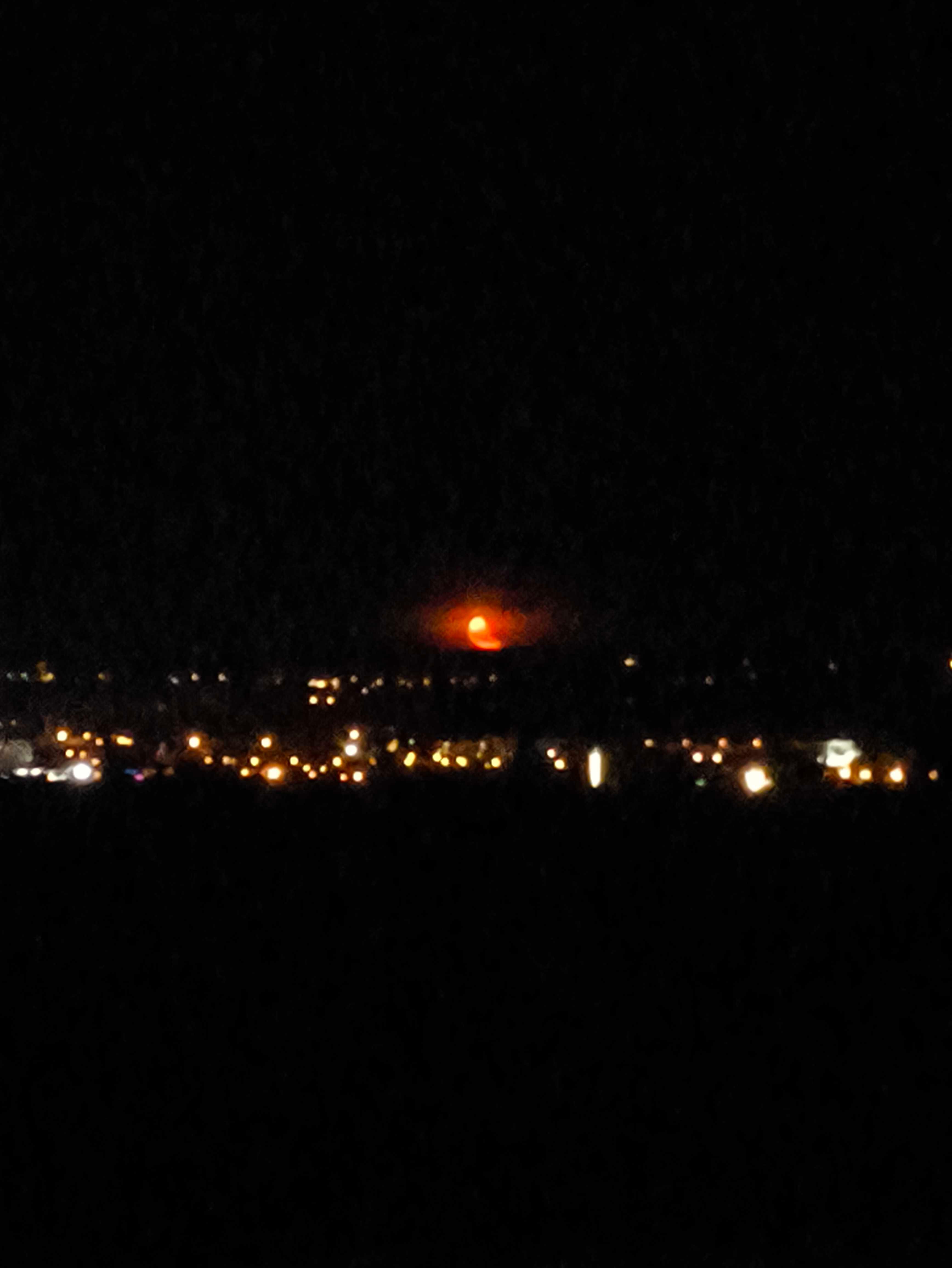 The Moon over Castanet-Tolosan, France — last quarter, Lunar Day 22