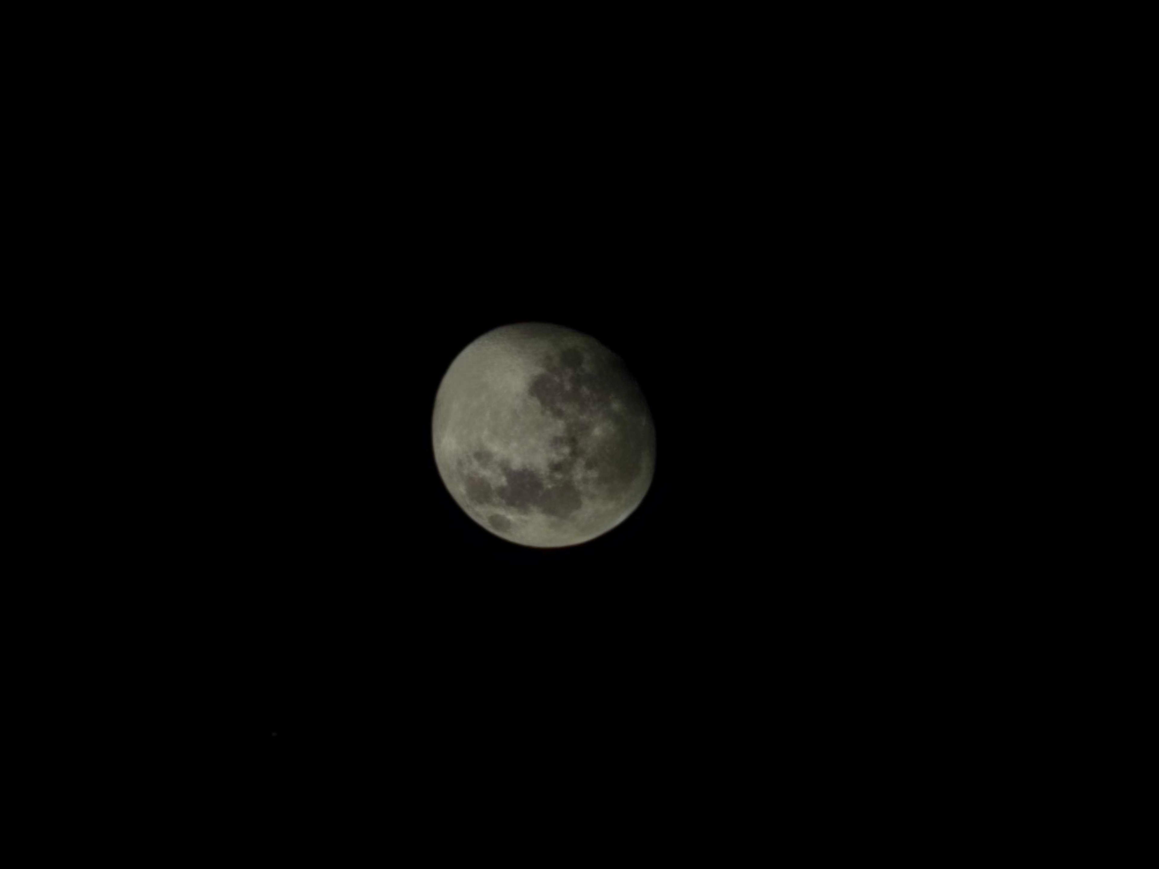 The Moon over Argentina — waxing gibbous, Lunar Day 14