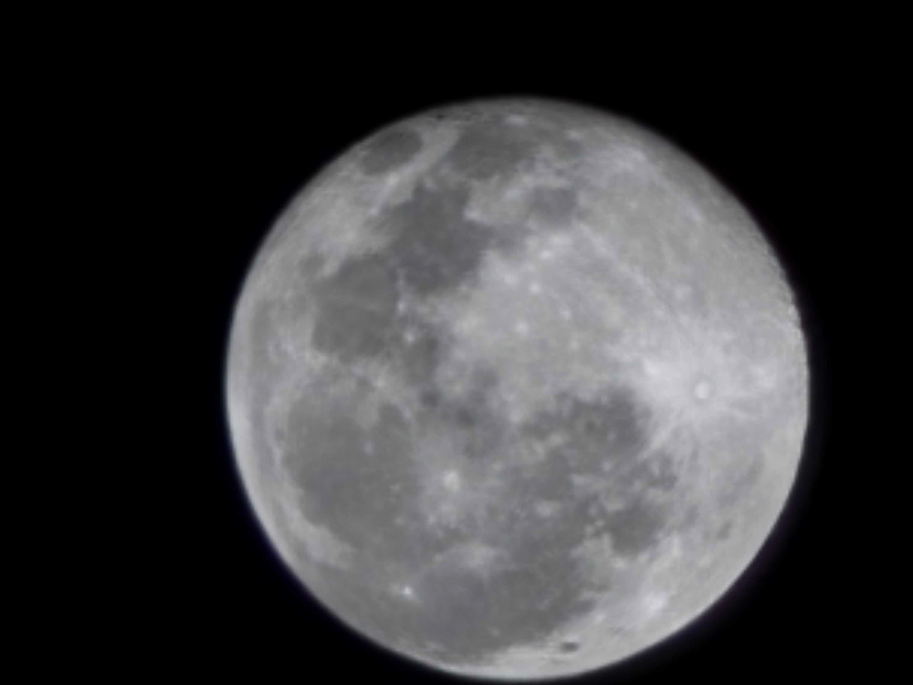 The Moon over Cambois, United Kingdom — full moon, Lunar Day 17
