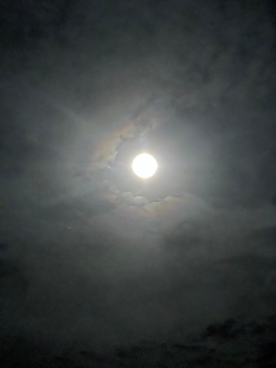 The Moon over Bottighofen, Schweiz — full moon, Lunar Day 15