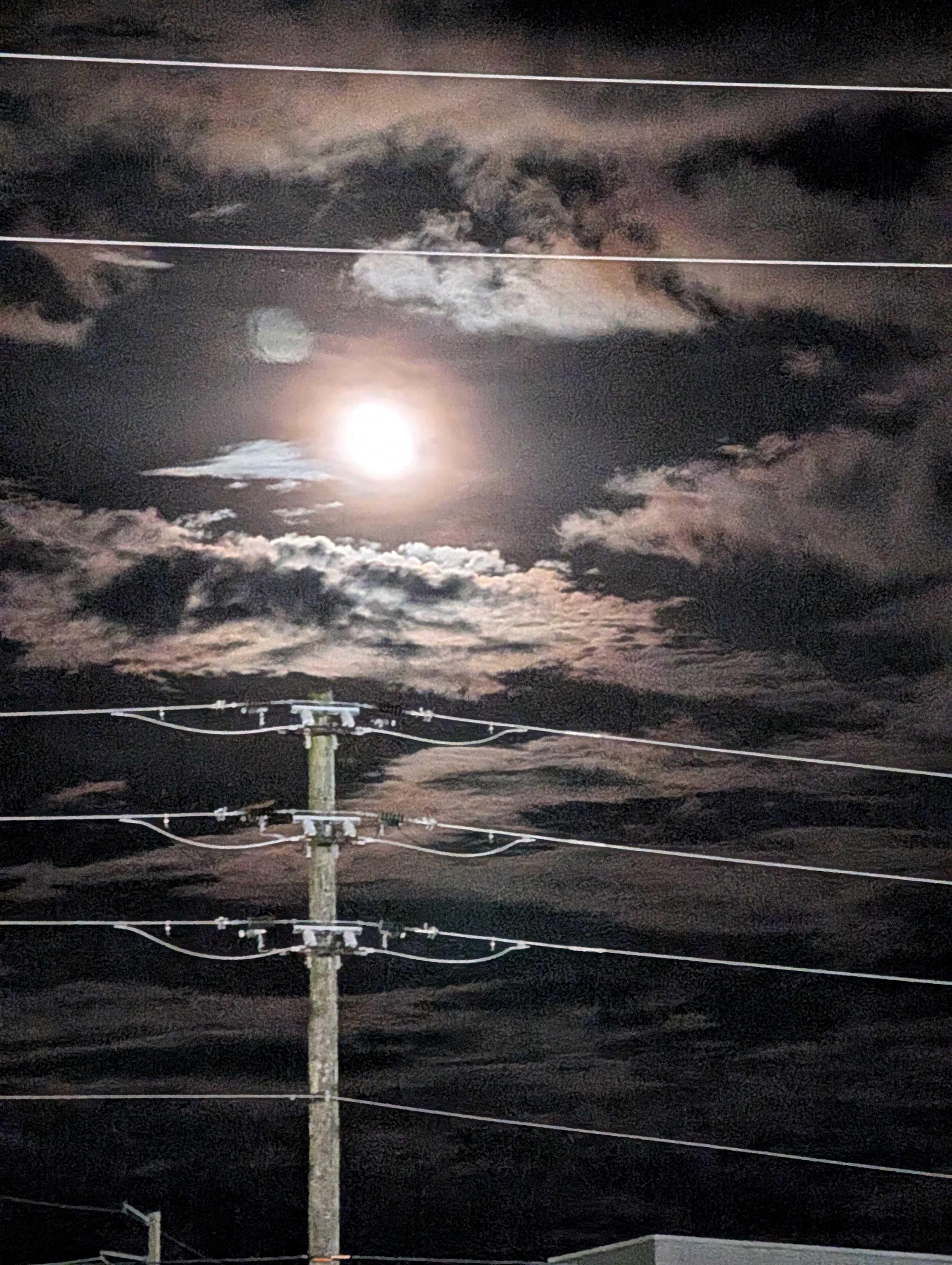 The Moon over Port St. Lucie, United States — waning gibbous, Lunar Day 20