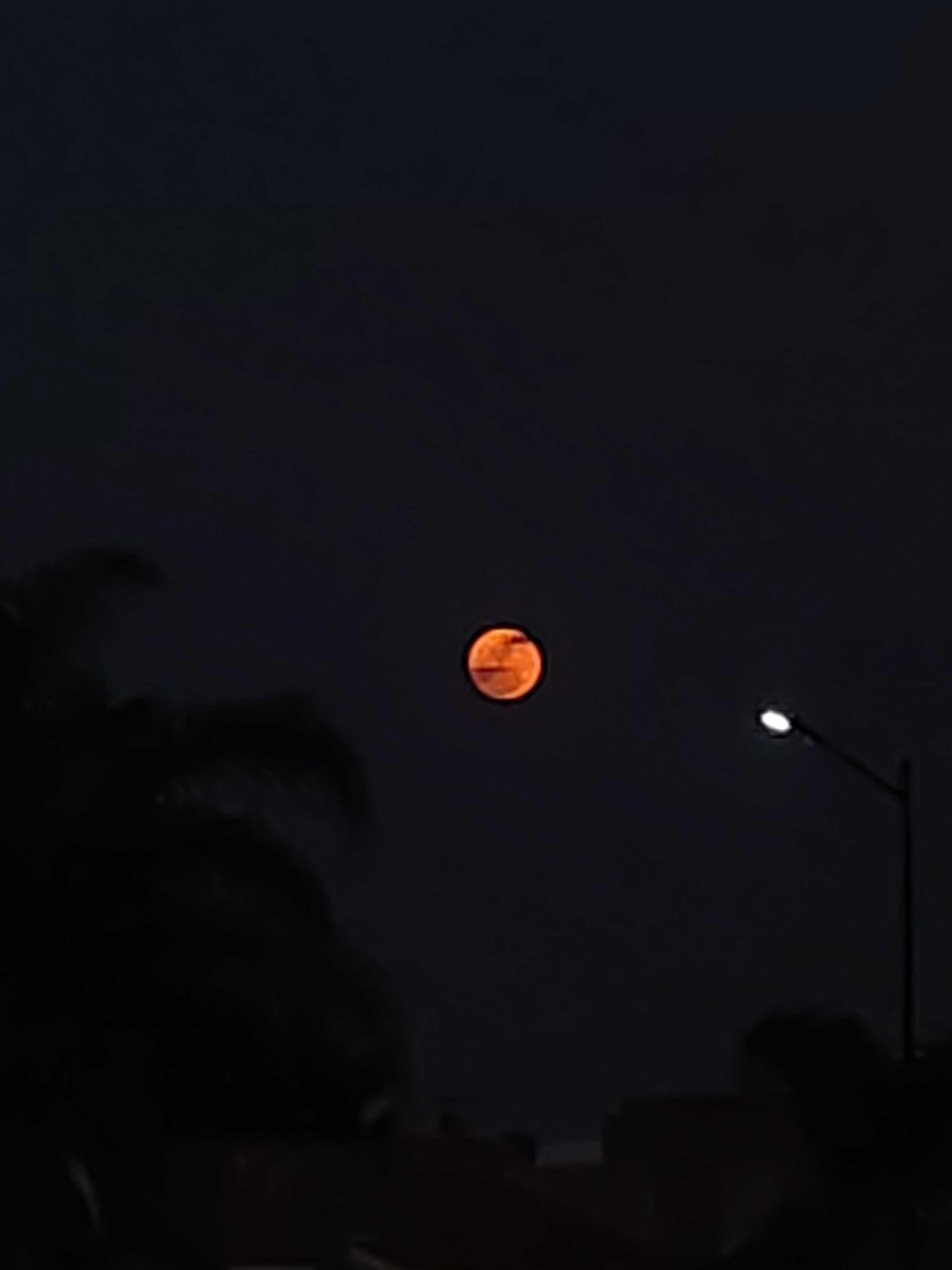 The Moon over Zapopan, México — full moon, Lunar Day 15