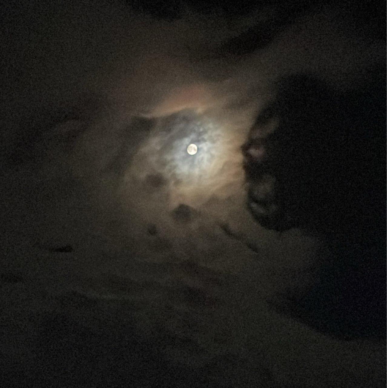 The Moon over Nepal — full moon, Lunar Day 15