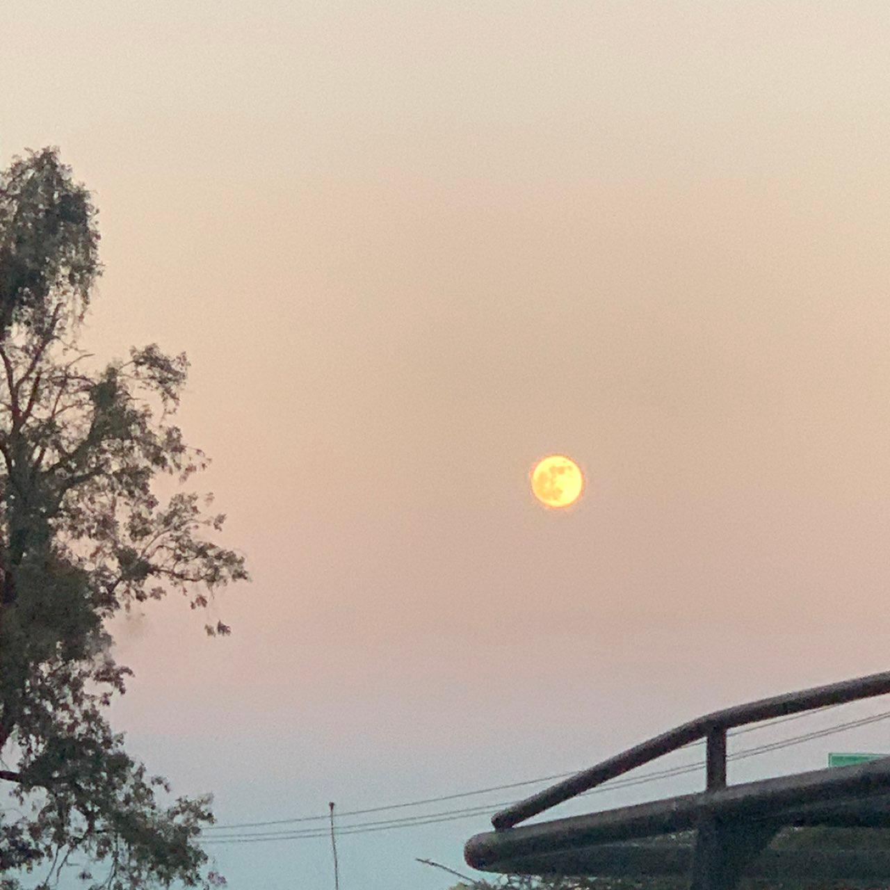 The Moon over Zapopan, México — full moon, Lunar Day 16