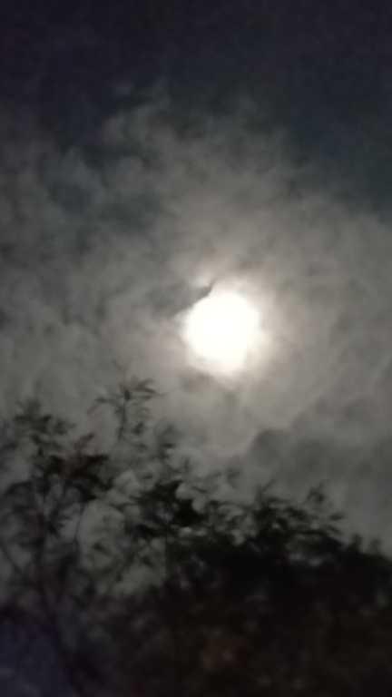 The Moon over Ciudad Mante, México — waning gibbous, Lunar Day 19