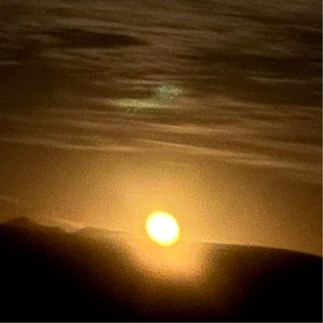 The Moon over Ahome, México — waning gibbous, Lunar Day 20
