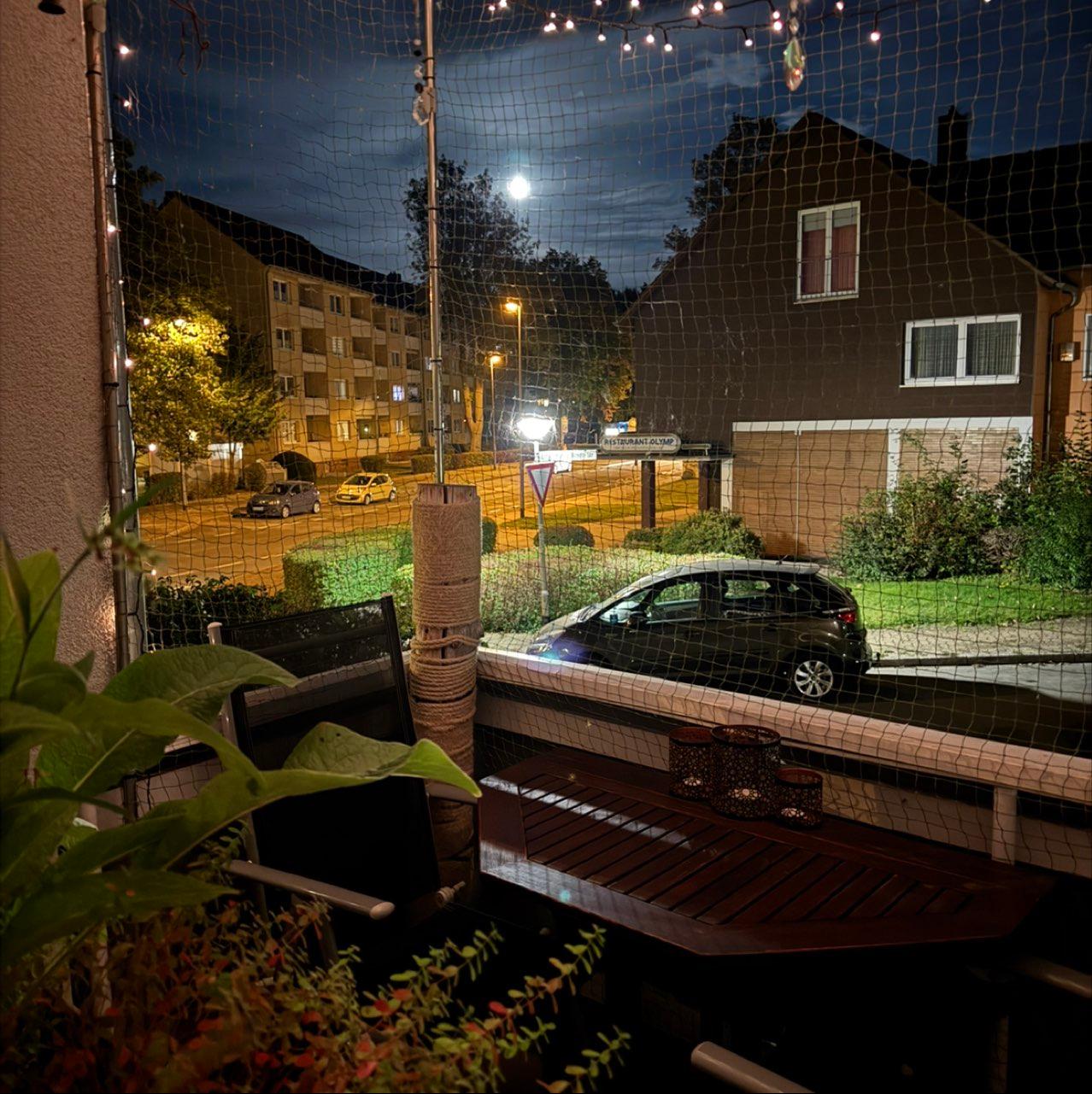 The Moon over Salzgitter, Deutschland — full moon, Lunar Day 18