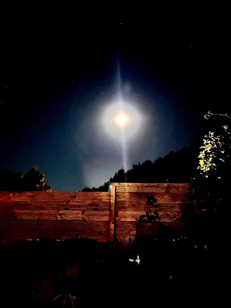 The Moon over Lausanne, Switzerland — waxing gibbous, Lunar Day 11