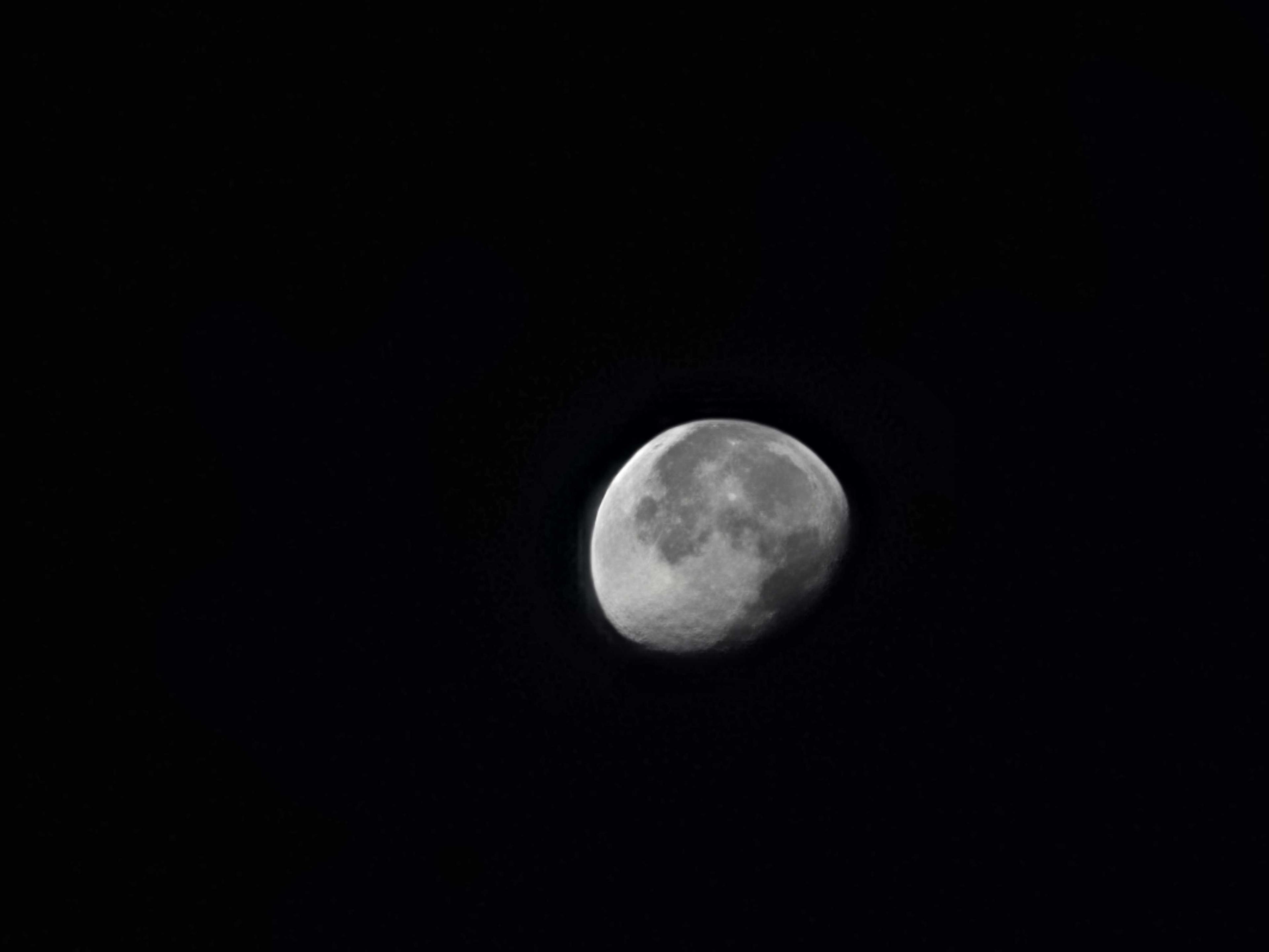 The Moon over Ocean City, United States — waning gibbous, Lunar Day 19