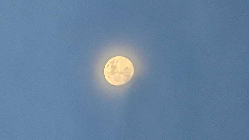 The Moon over North Augusta, United States — full moon, Lunar Day 14