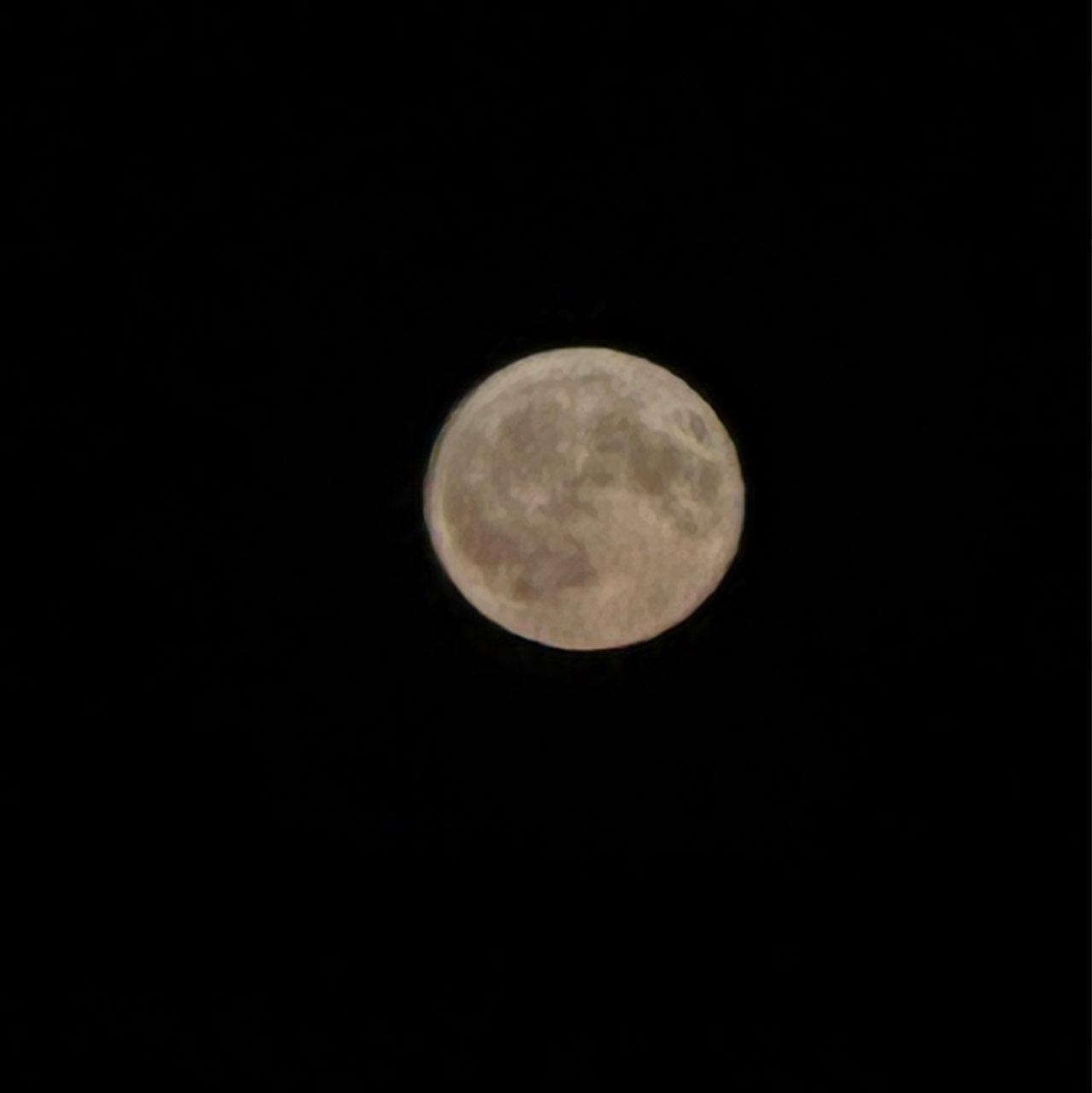 The Moon over Frankfurt, Germany — full moon, Lunar Day 16