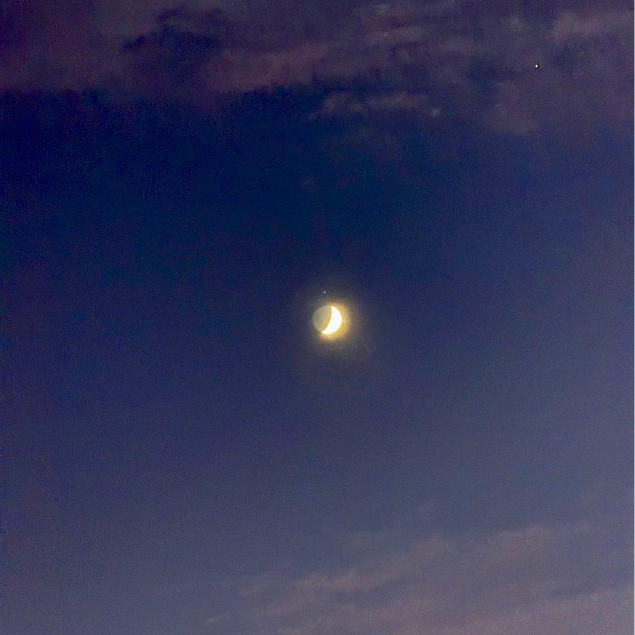 The Moon over Shortland, Australia — last quarter, Lunar Day 24