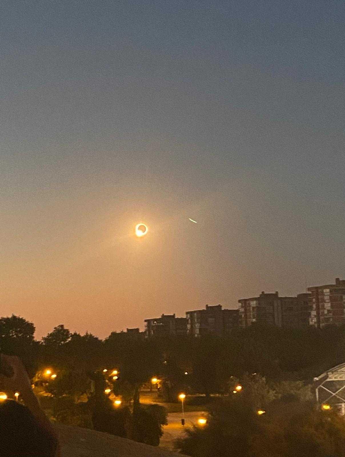 The Moon over Madrid, Spagna — new moon, Lunar Day 28
