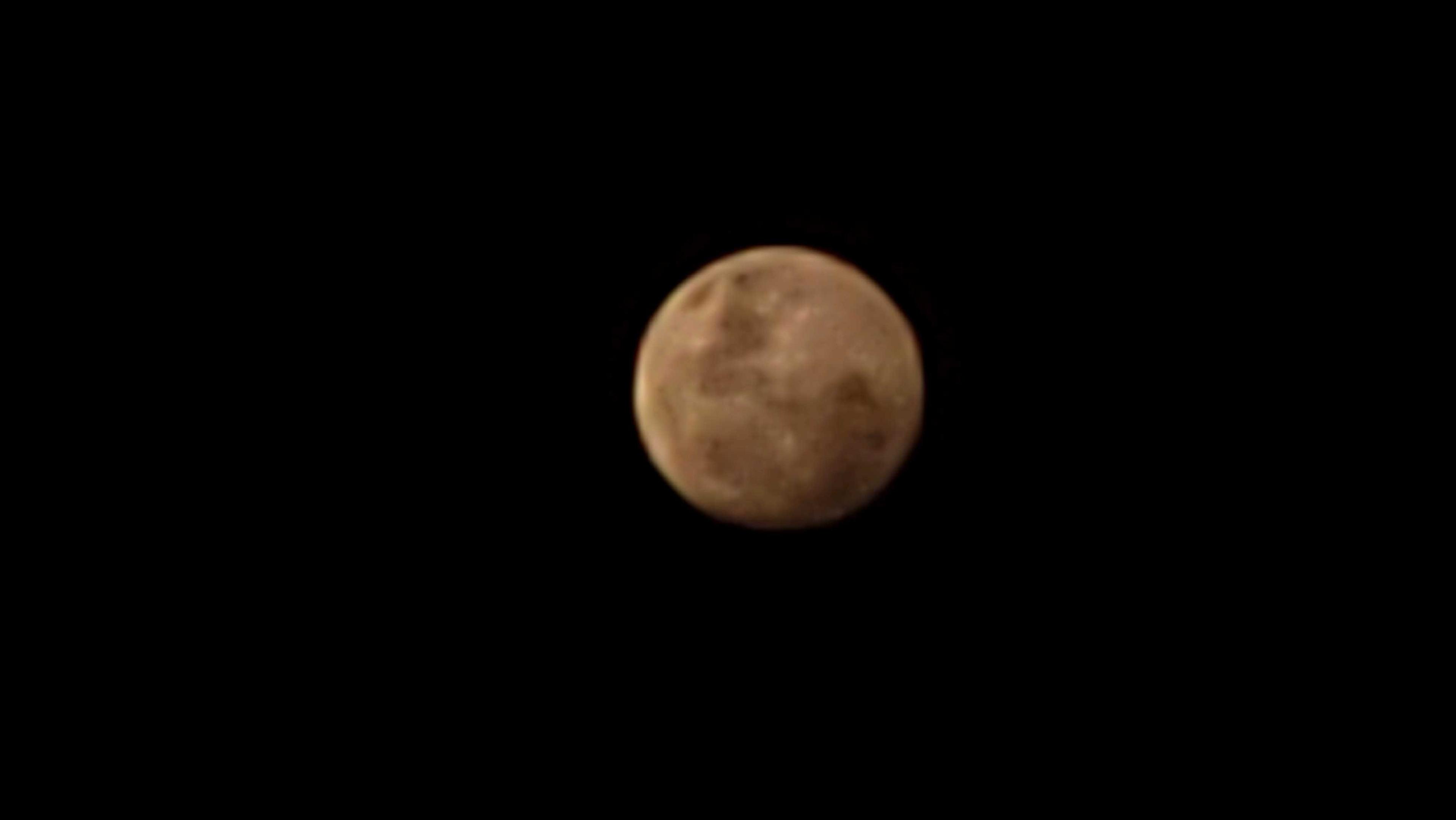 The Moon over Steinheim, Deutschland — full moon, Lunar Day 14
