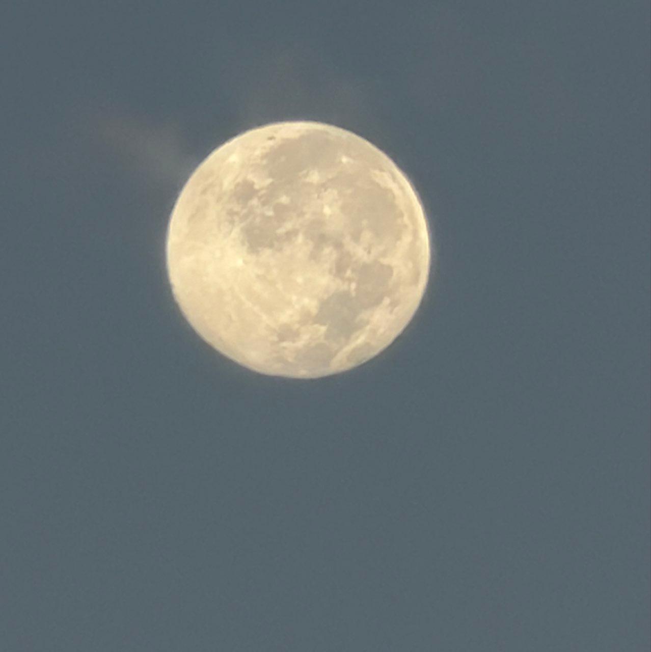 The Moon over Houma, United States — full moon, Lunar Day 17