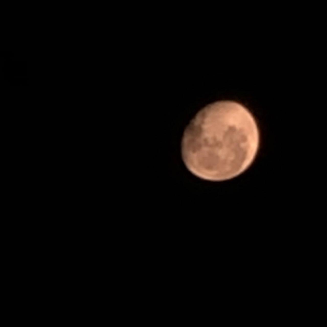 The Moon over Merlo, Argentina — waning gibbous, Lunar Day 19