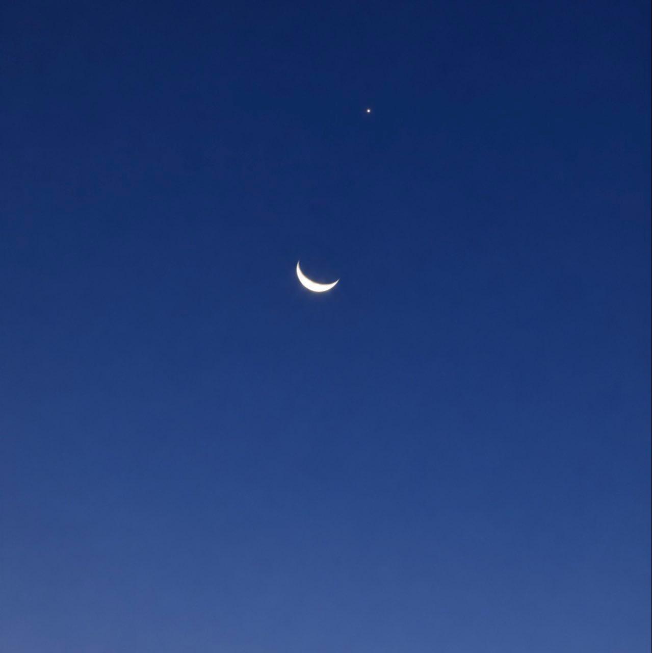 The Moon over Colorado Springs, United States — waning crescent, Lunar Day 26