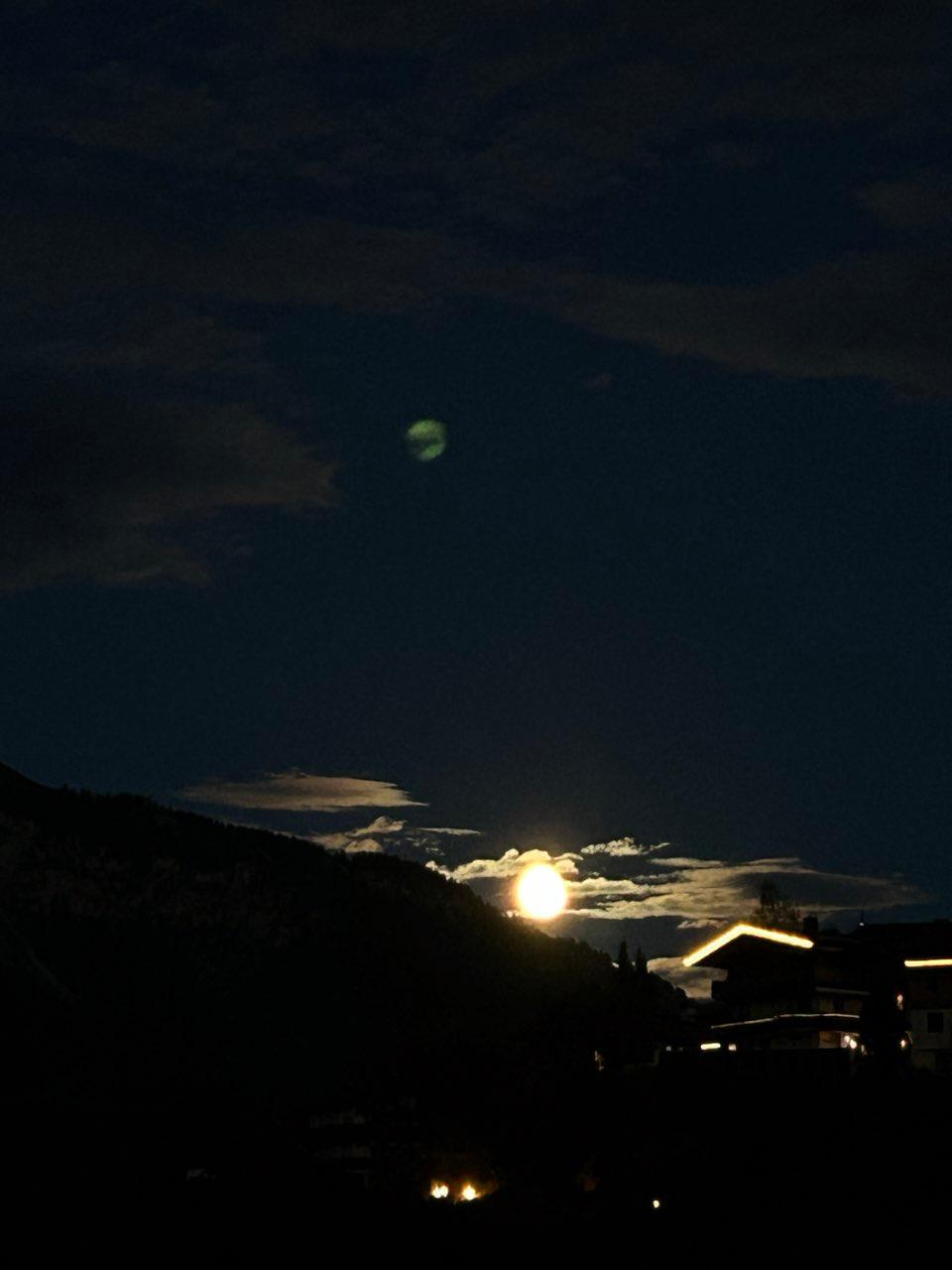 The Moon over Landl, Österreich — full moon, Lunar Day 15