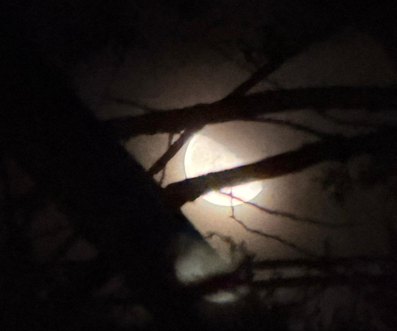 The Moon over Dagenham, United Kingdom — last quarter, Lunar Day 21