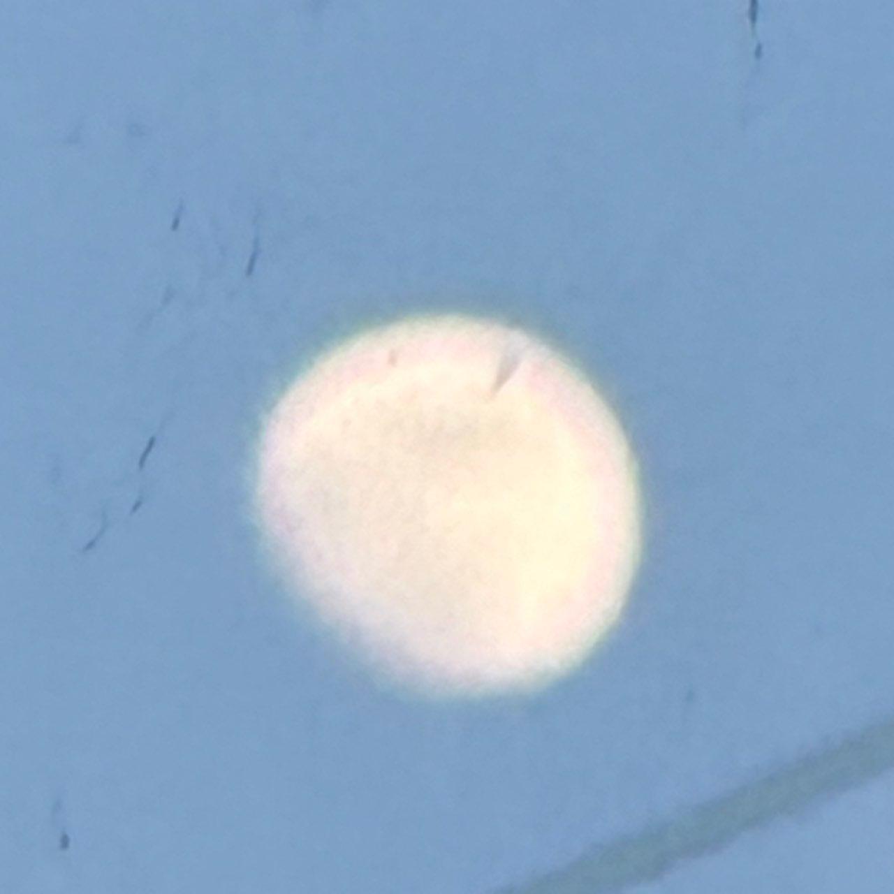 The Moon over God's River 86A, Canada — waxing gibbous, Lunar Day 13