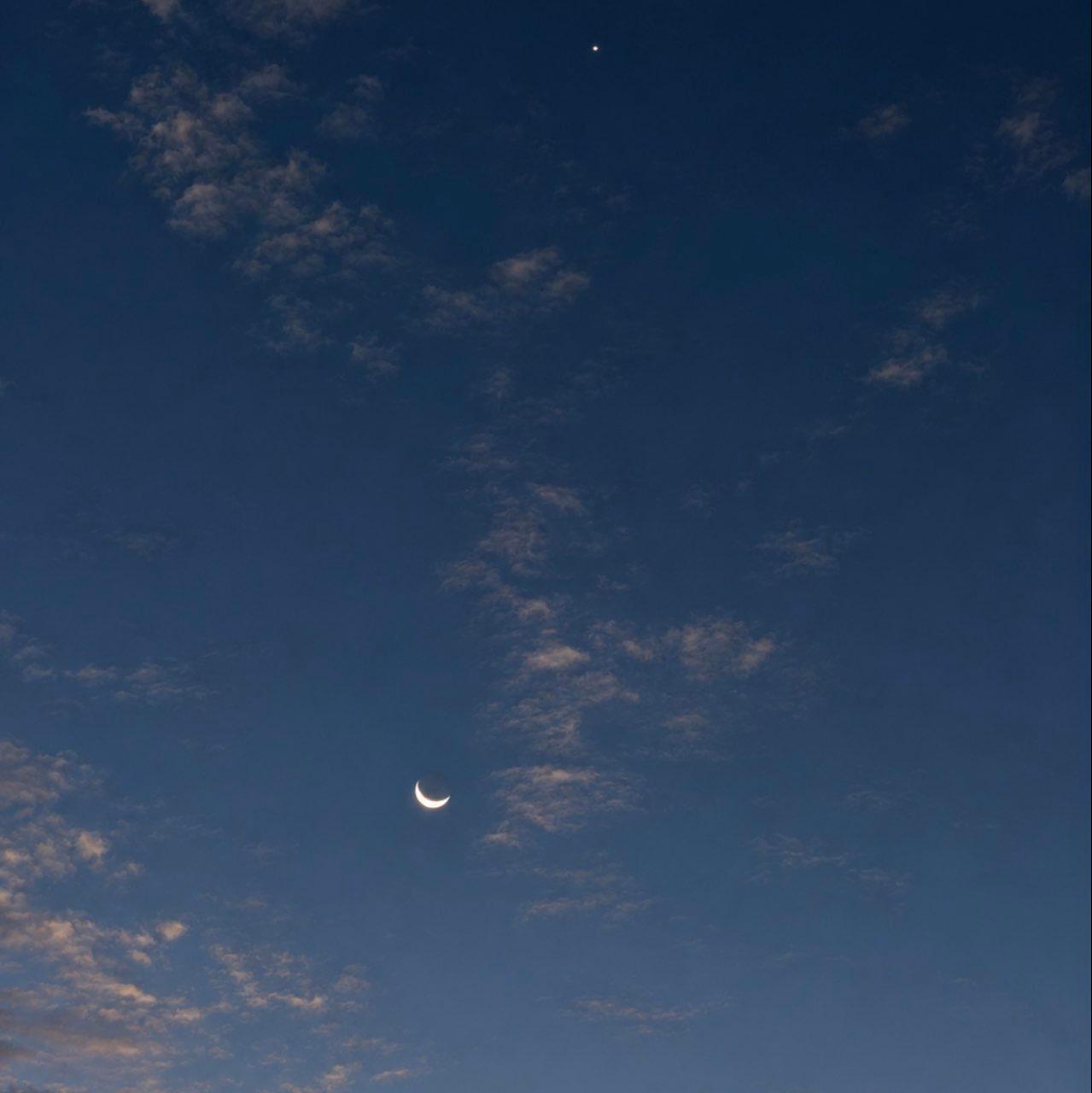 The Moon over Colorado Springs, United States — waning crescent, Lunar Day 27
