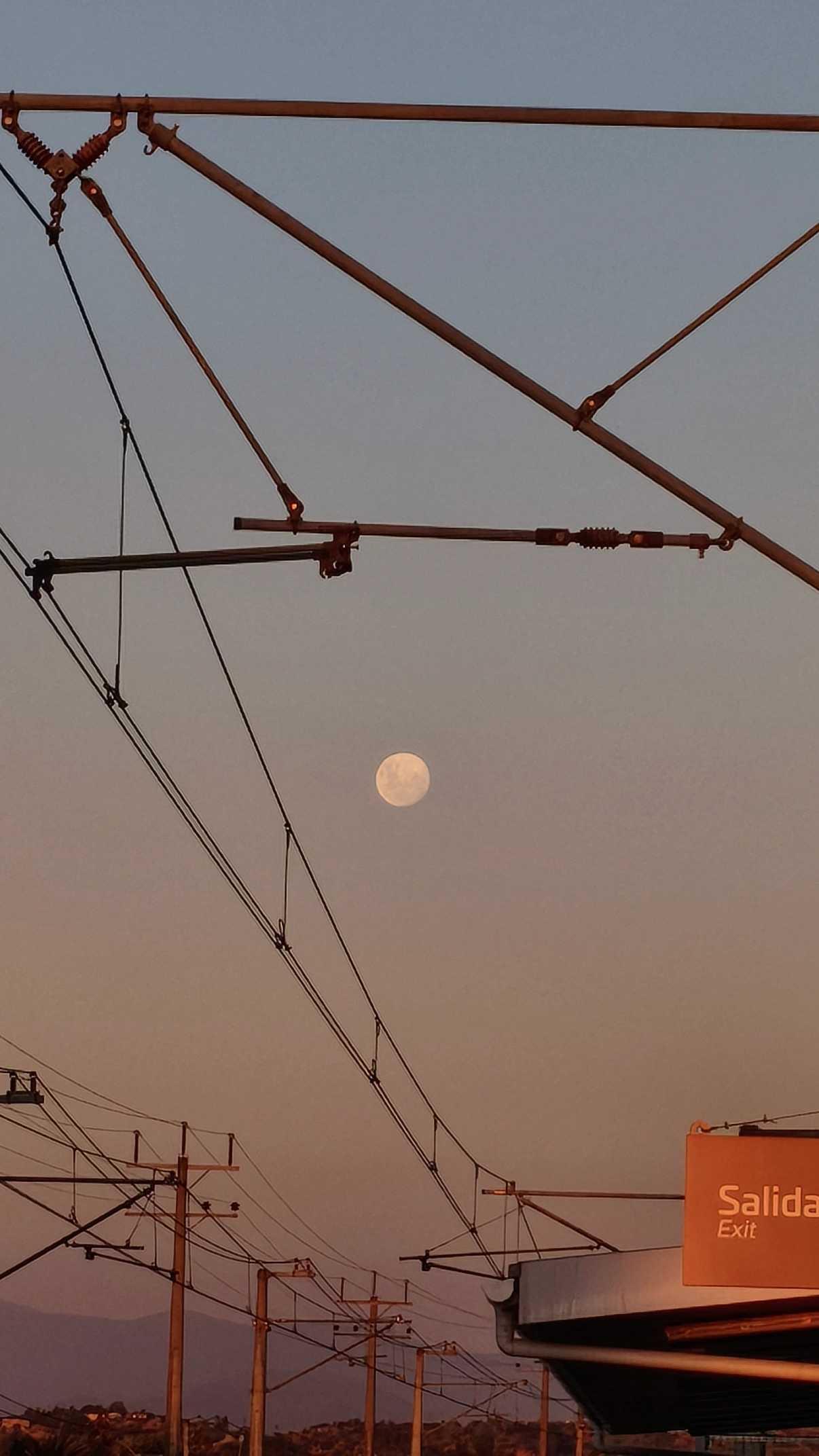 The Moon over Villa Alemana, Chile — full moon, Lunar Day 14