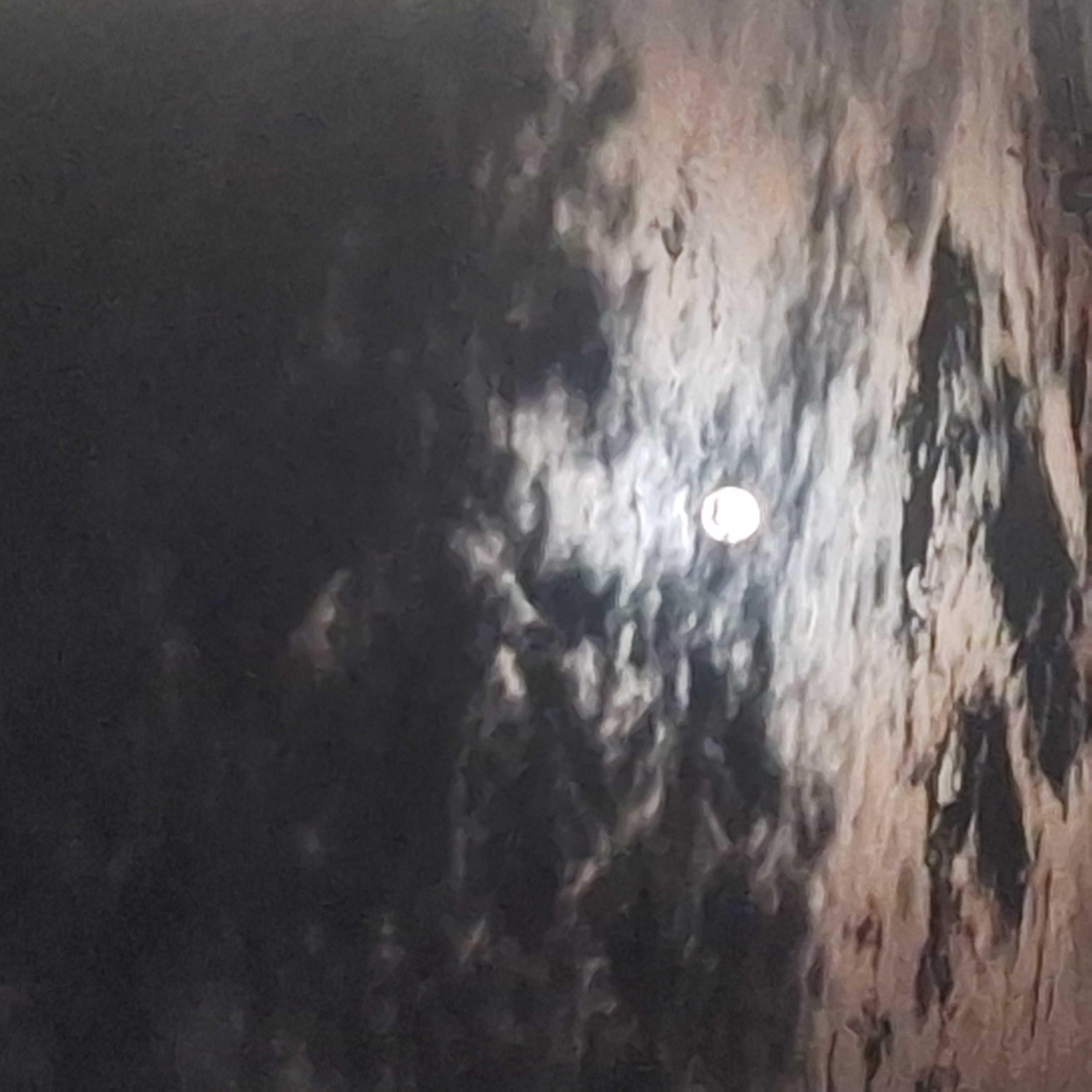 The Moon over Ayr, Australia — full moon, Lunar Day 17