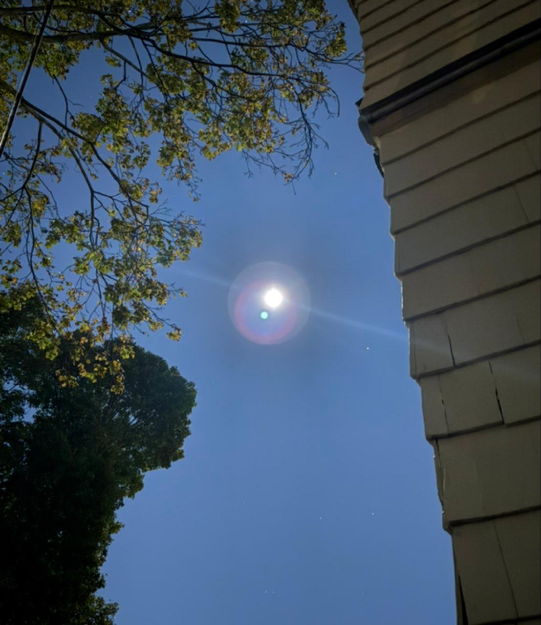 The Moon over Boston, United States — full moon, Lunar Day 16