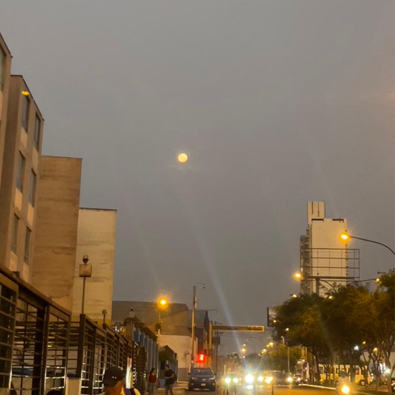 The Moon over Ayacucho, Peru — full moon, Lunar Day 15