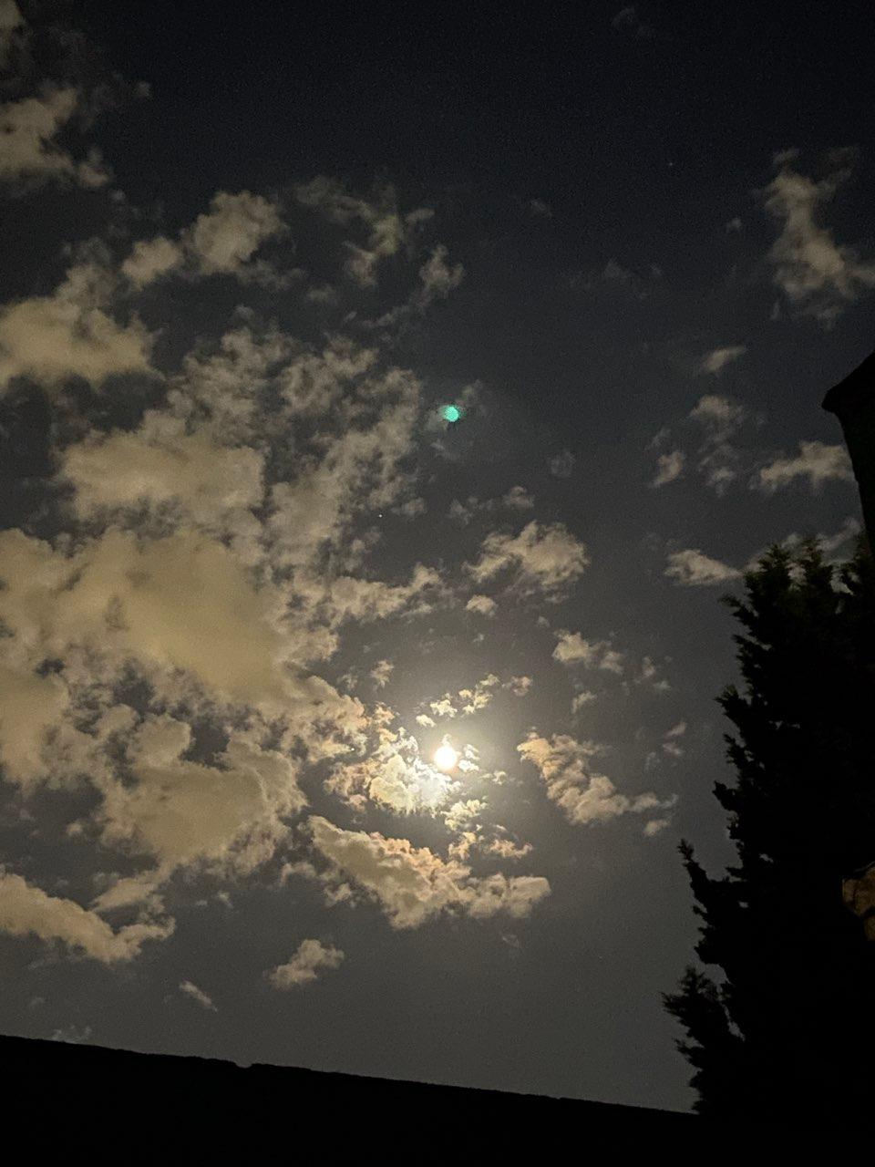 The Moon over Buenos Aires, Argentina — full moon, Lunar Day 14