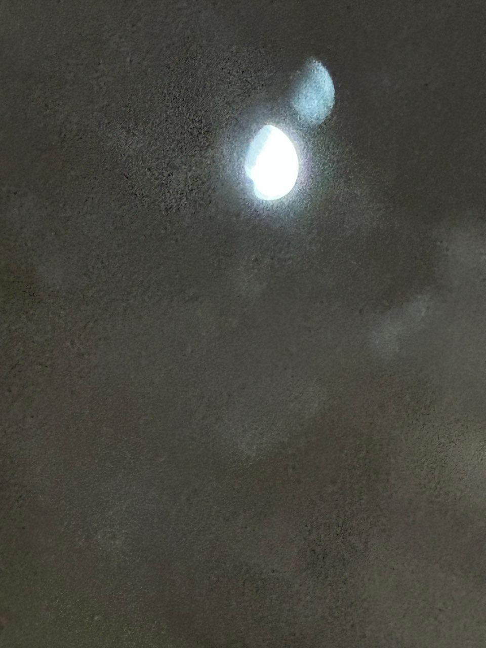 The Moon over God's River 86A, Canada — waxing gibbous, Lunar Day 10
