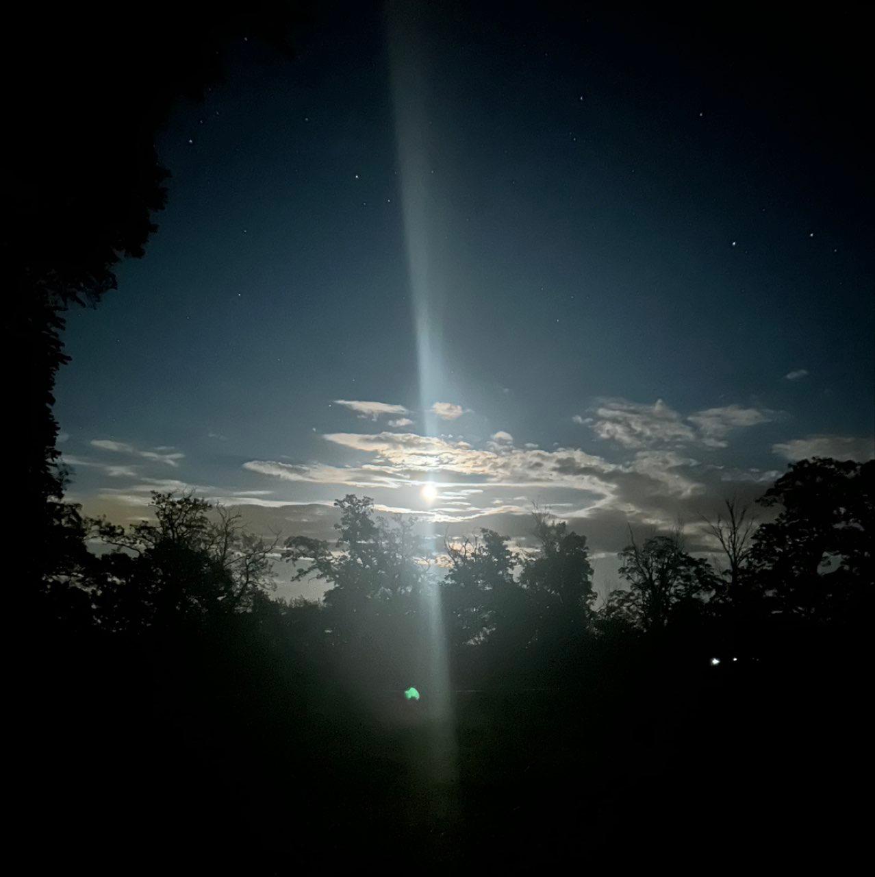 The Moon over Lunow-Stolzenhagen, Germany — last quarter, Lunar Day 21