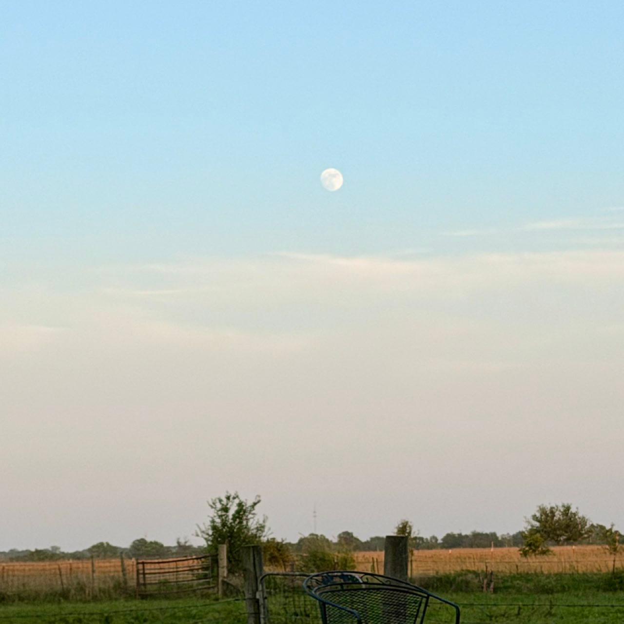 The Moon over Inola, United States — full moon, Lunar Day 15