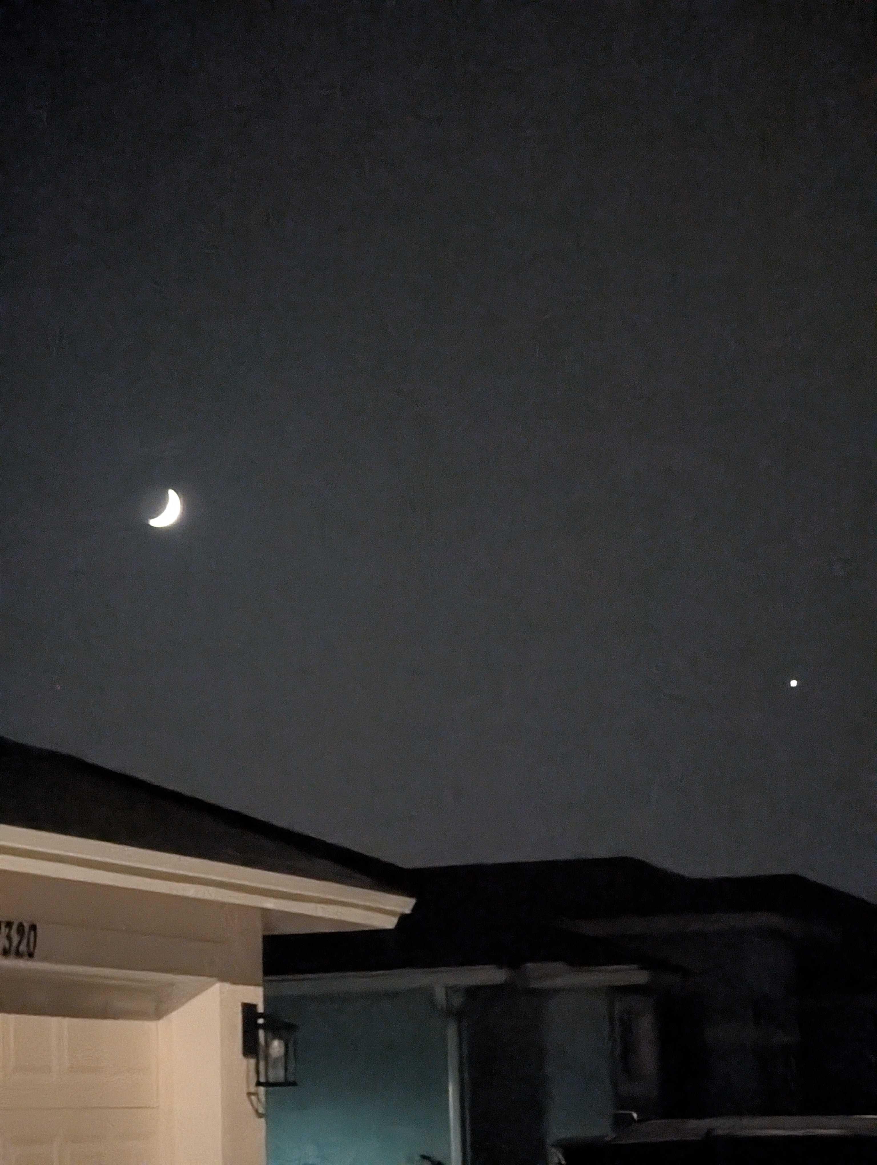 The Moon over Port St. Lucie, United States — waxing crescent, Lunar Day 5
