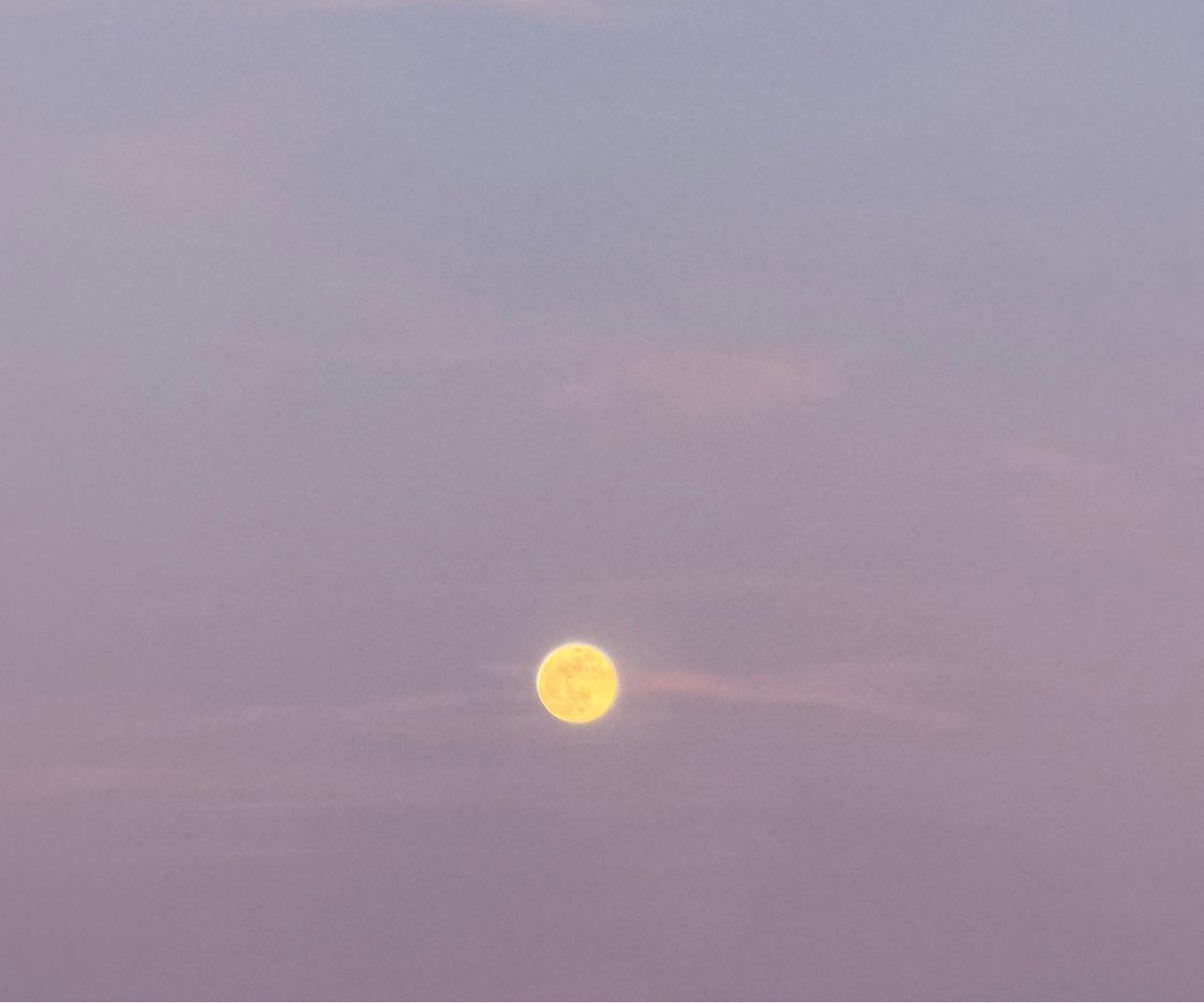 The Moon over Castro-Urdiales, España — full moon, Lunar Day 15