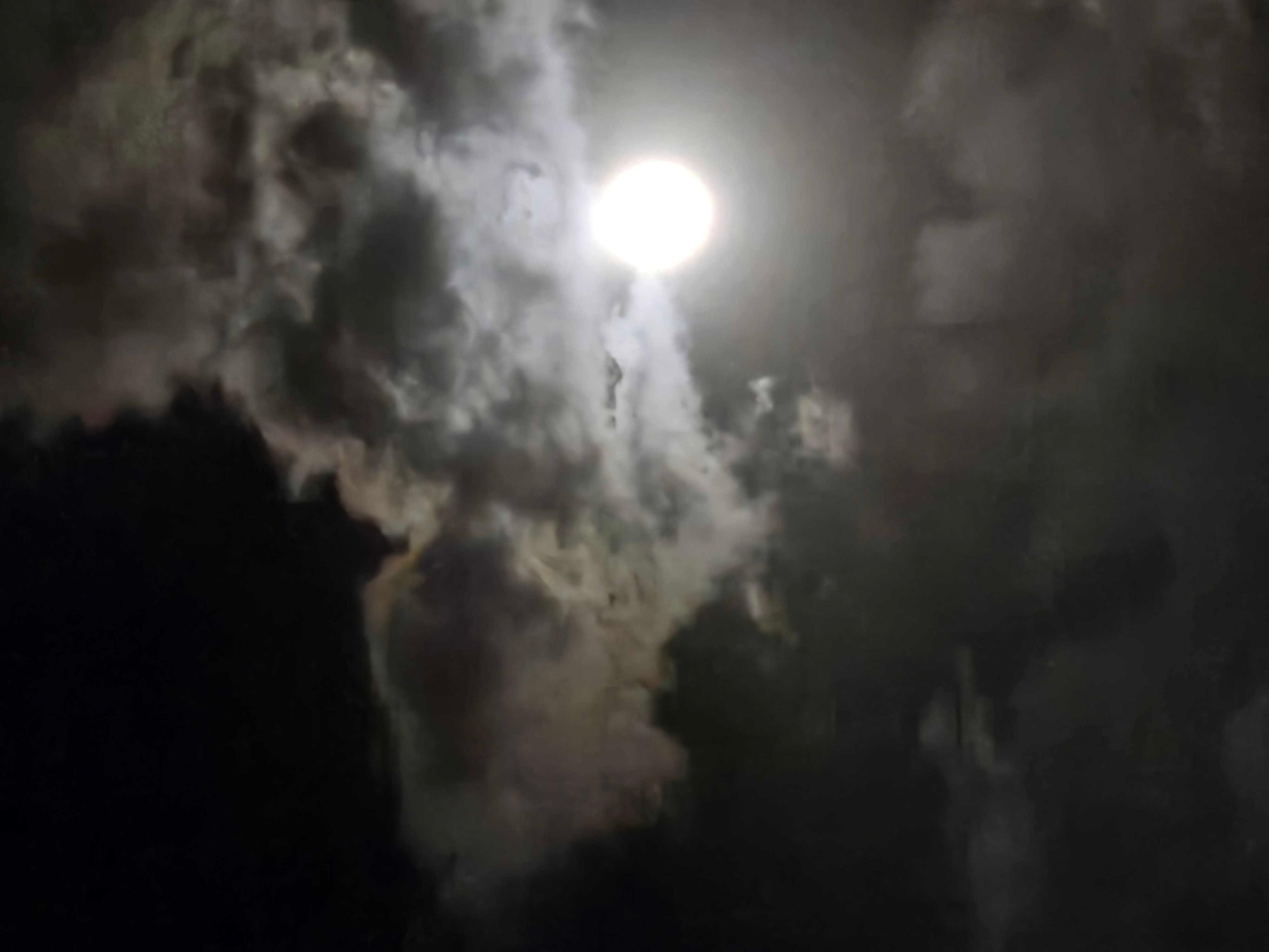 The Moon over Englewood, United States — waning gibbous, Lunar Day 18