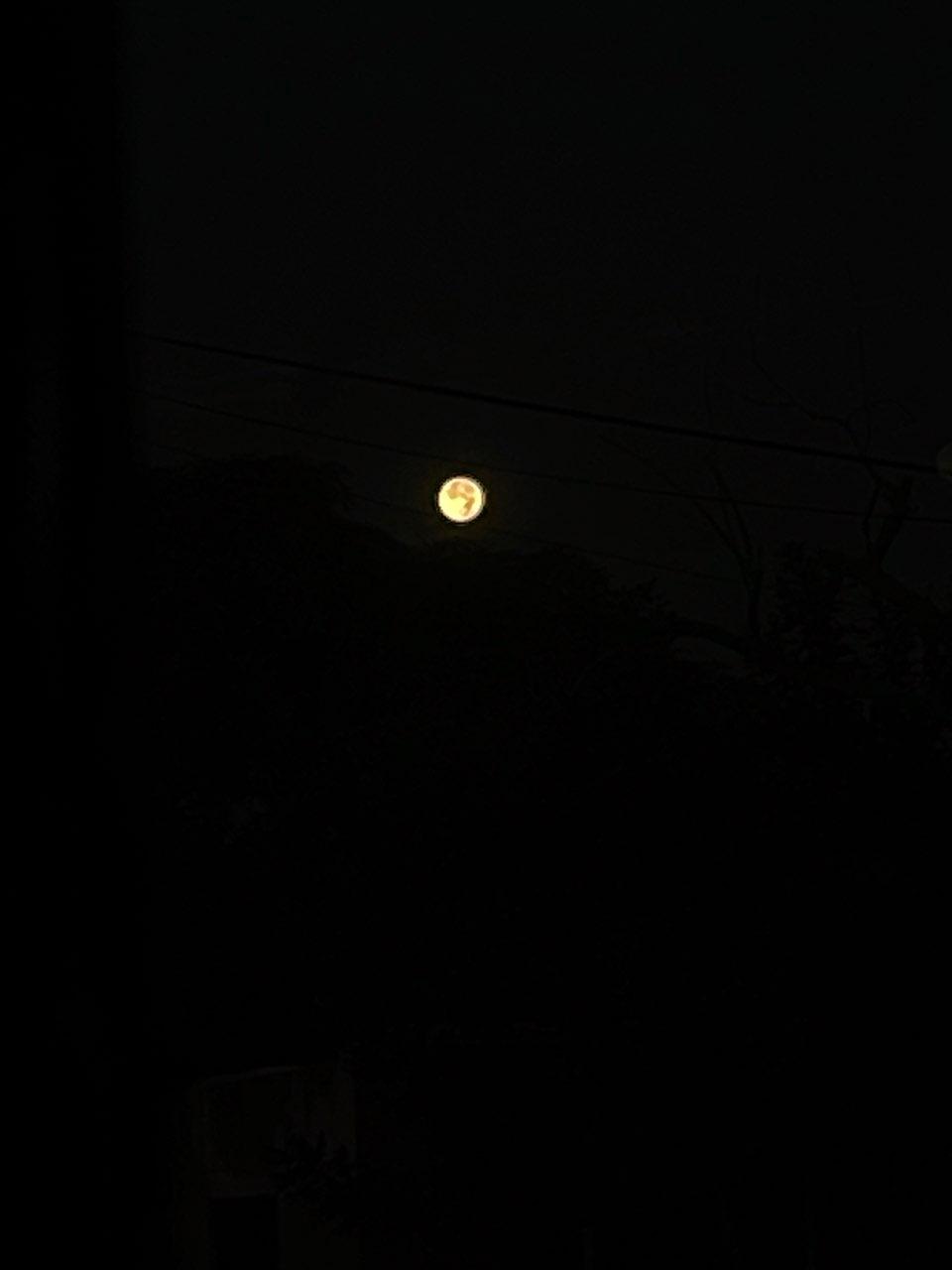 The Moon over Culiacán, México — full moon, Lunar Day 15