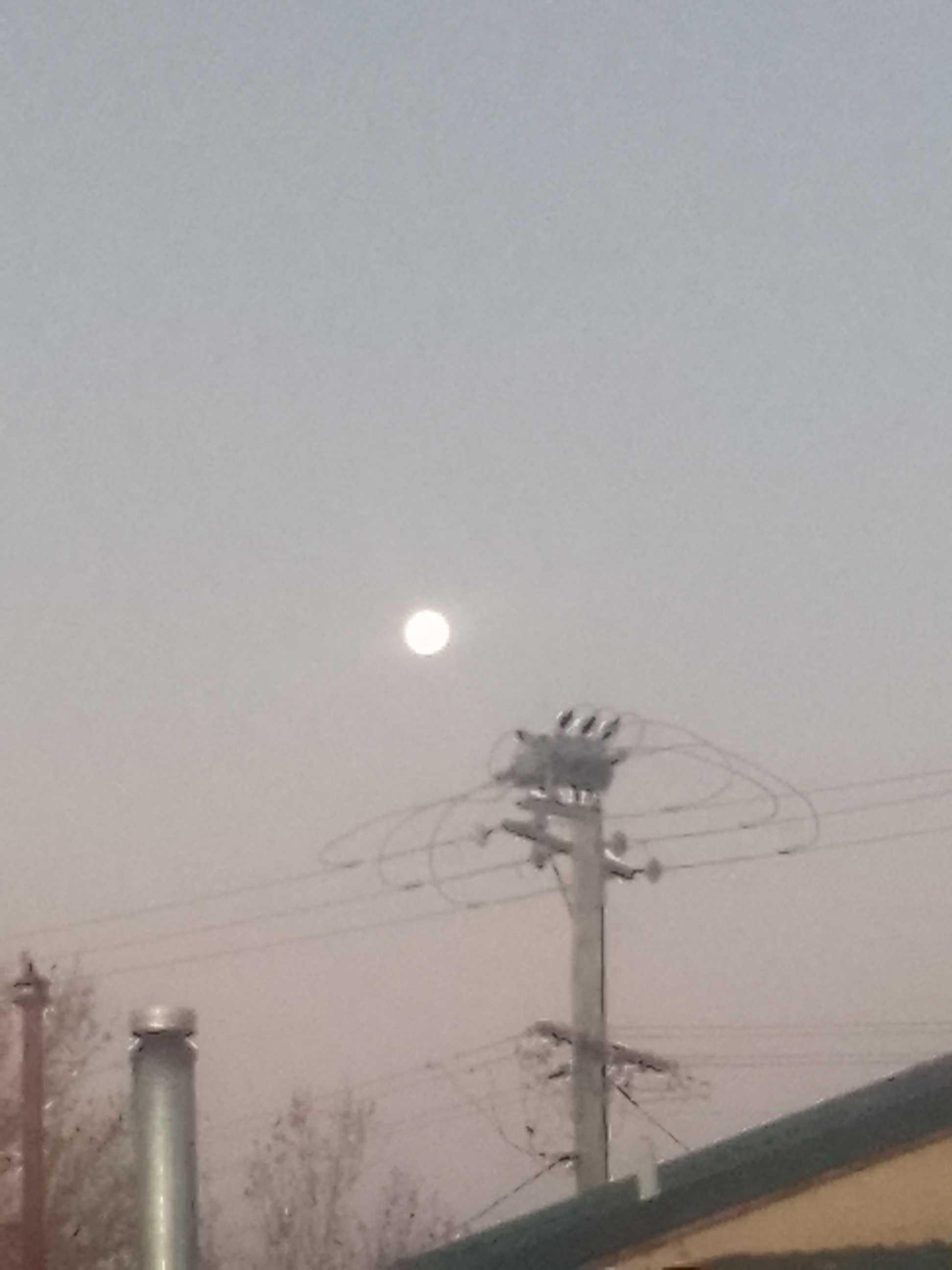 The Moon over Sydney, Australia — waxing gibbous, Lunar Day 14