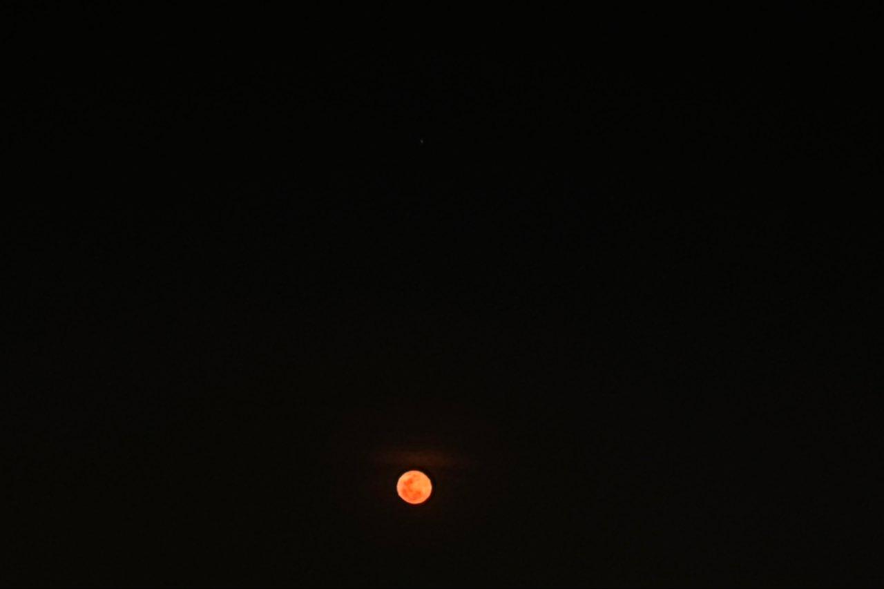 The Moon over Bangkok, Thailand — full moon, Lunar Day 16
